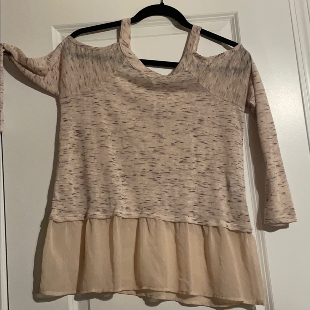 Cold shoulder shirt